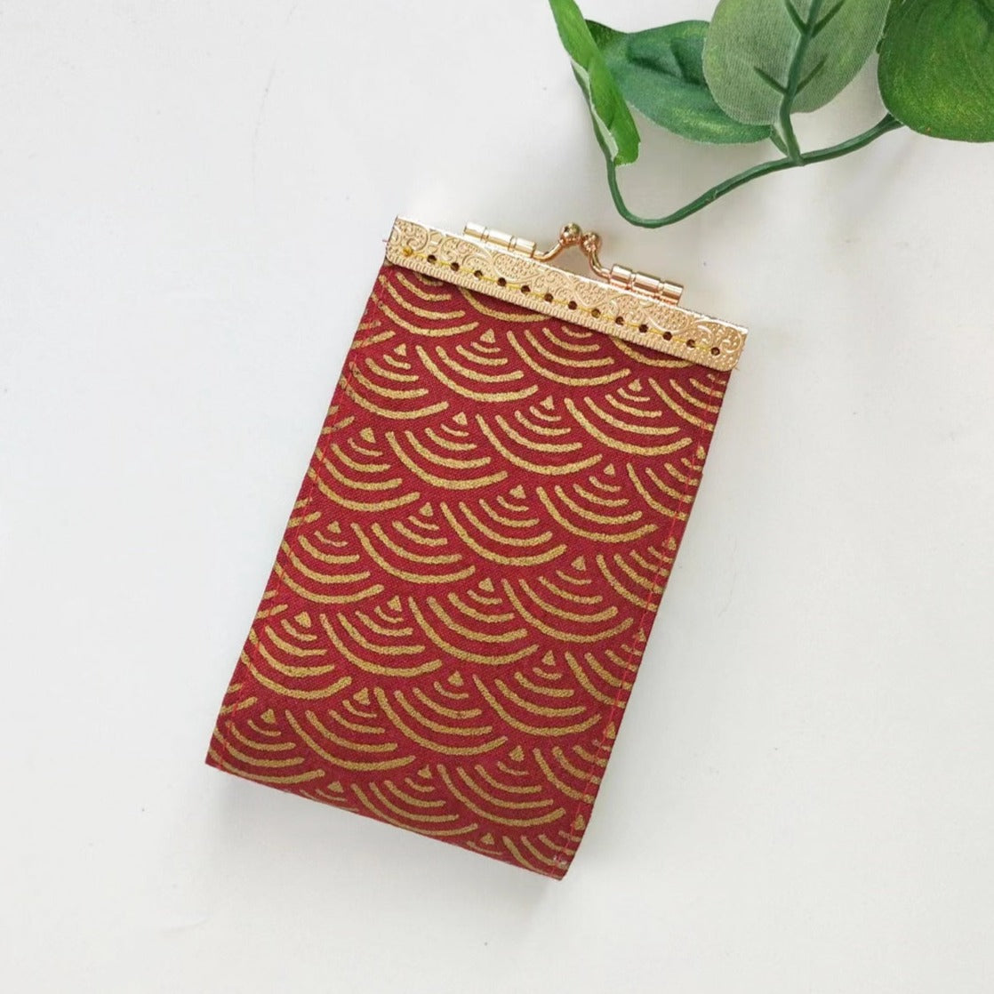 Card Holder - Japanese Seigaiha Wave