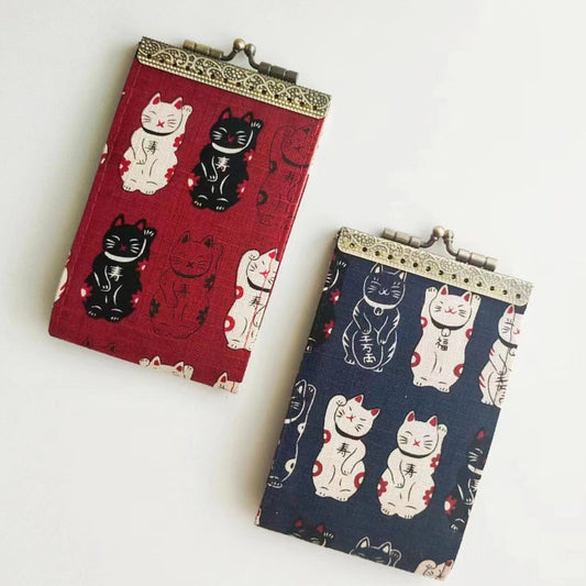 Card Holder - Japanese Lucky Cats