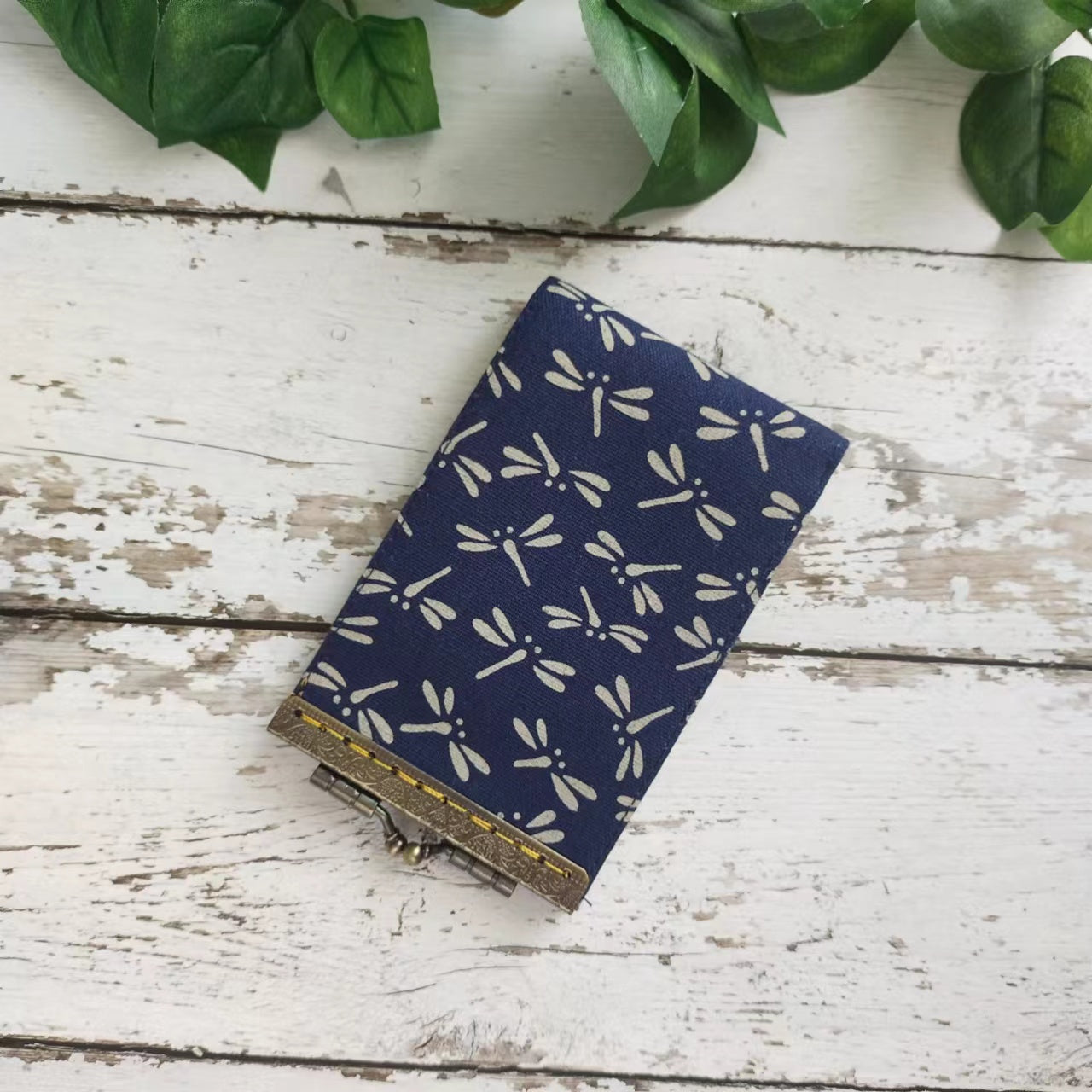 Minimalist Card Wallet, Card Holder - Japanese Indigo