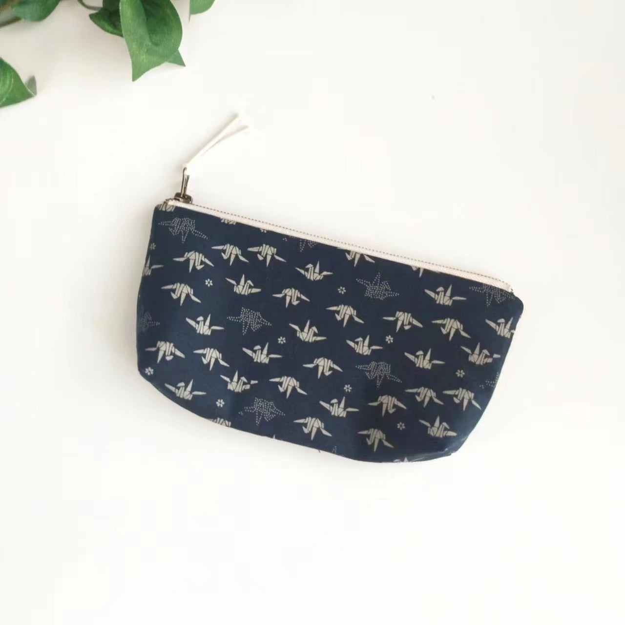 Zipper Pouch, Japanese Indigo, Pencil Case, Glasses Case - Japanese Indigo