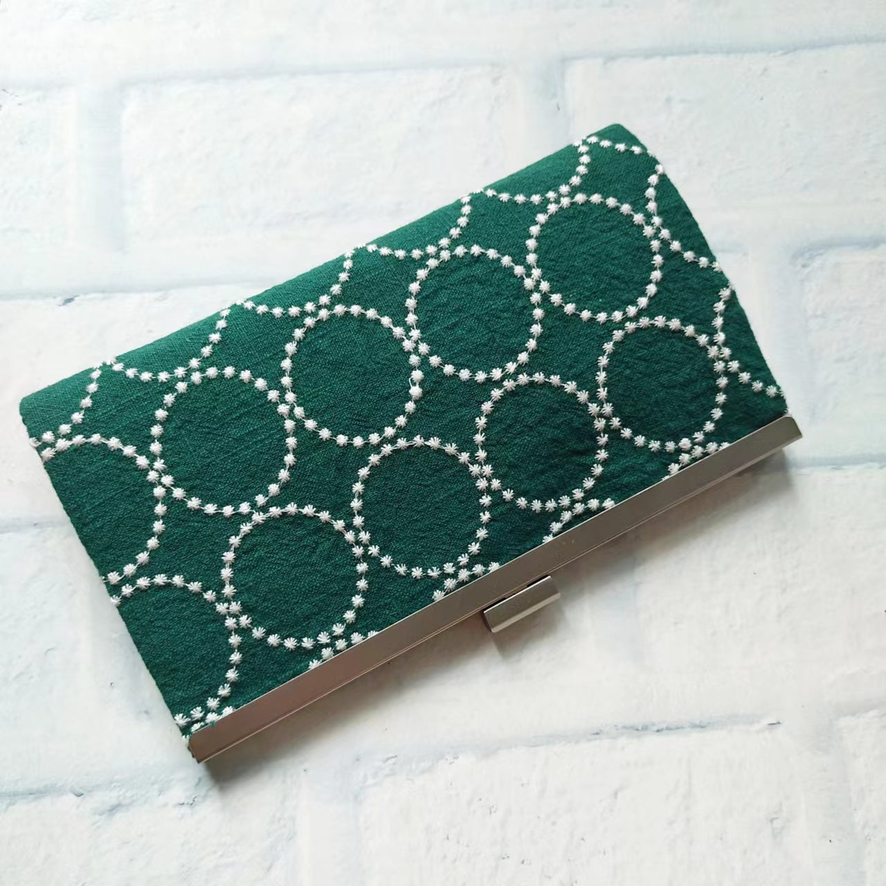 Classic Clutch Wallet - Circles