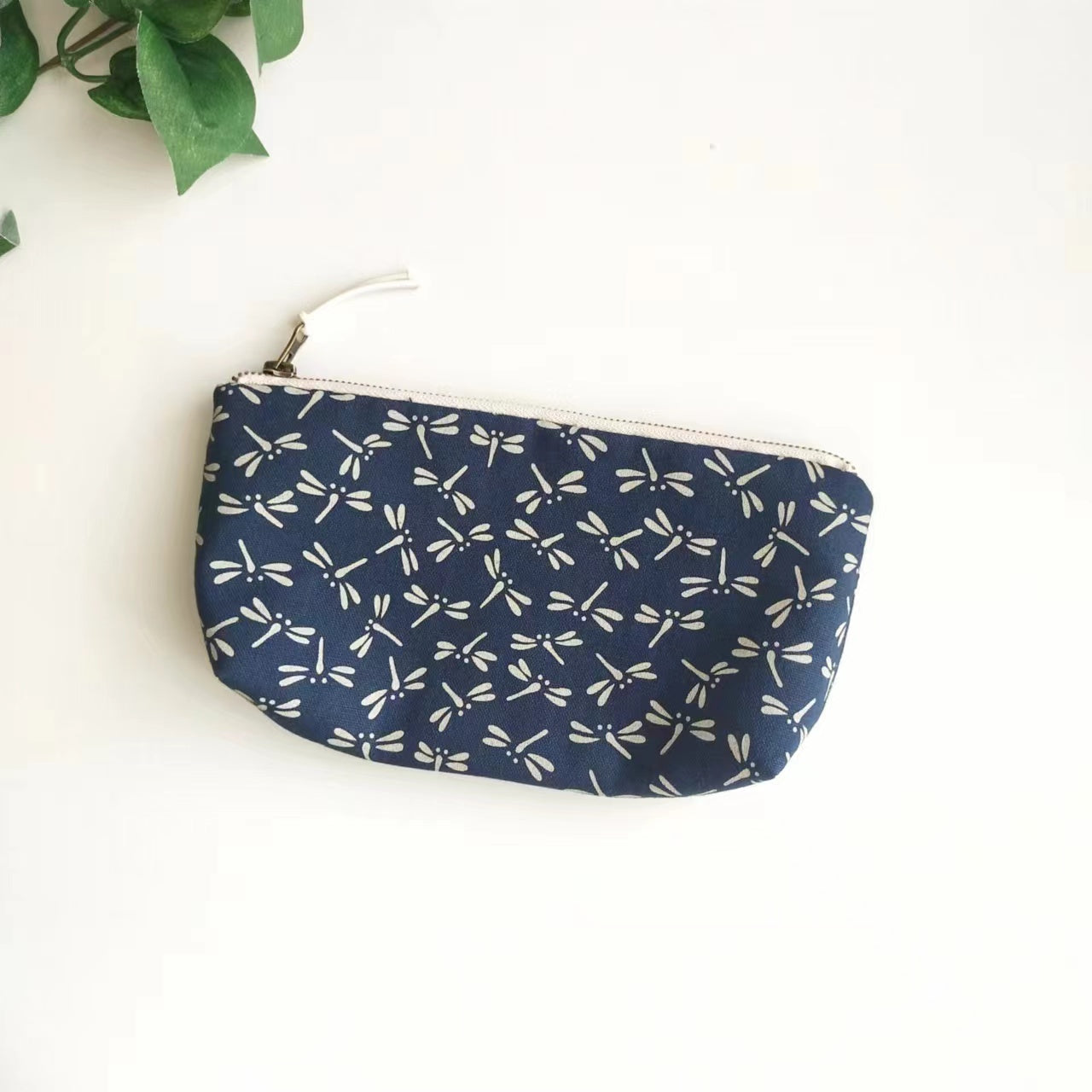 Zipper Pouch, Japanese Indigo, Pencil Case, Glasses Case - Japanese Indigo