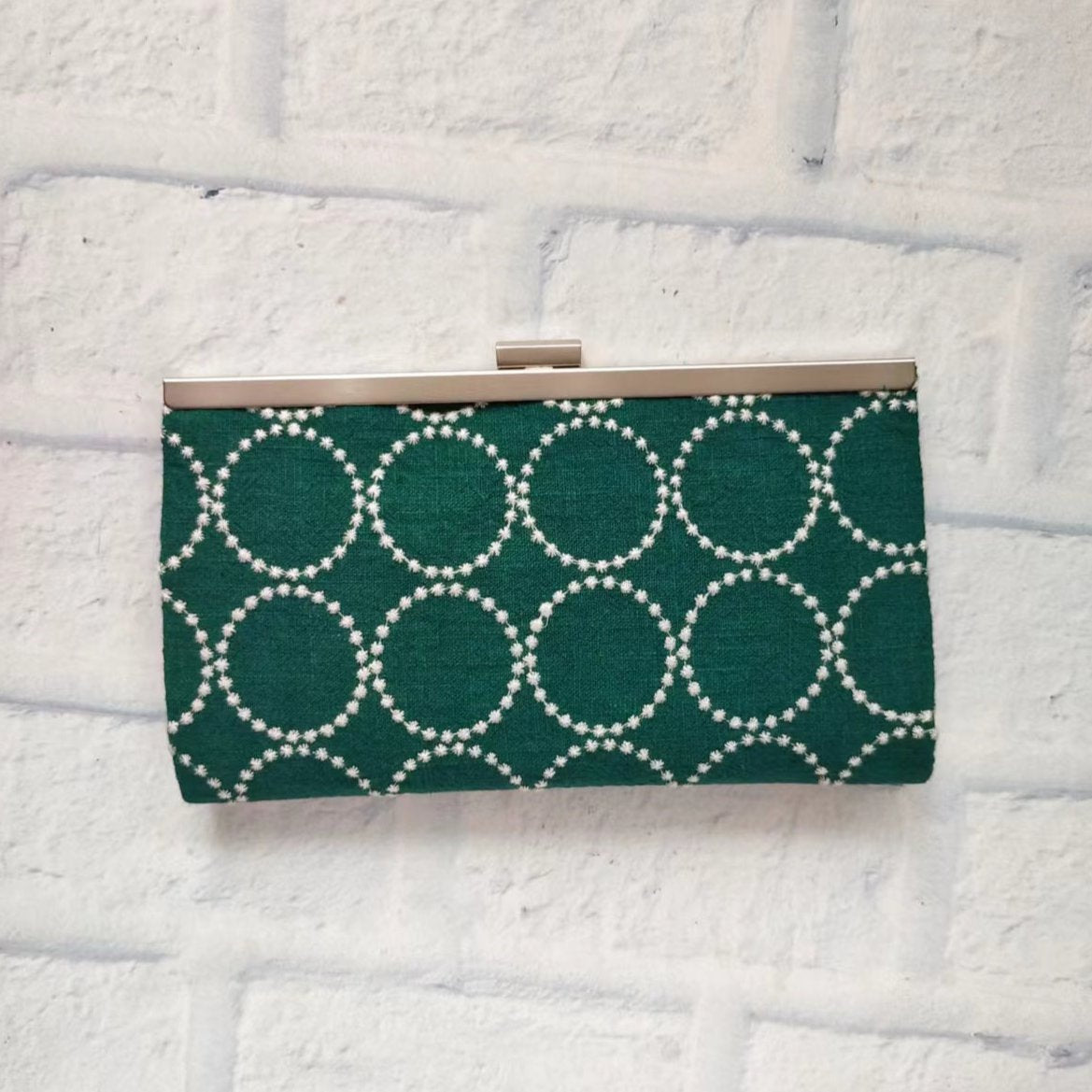 Classic Clutch Wallet - Circles