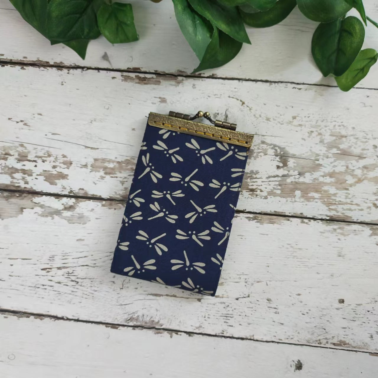 Minimalist Card Wallet, Card Holder - Japanese Indigo