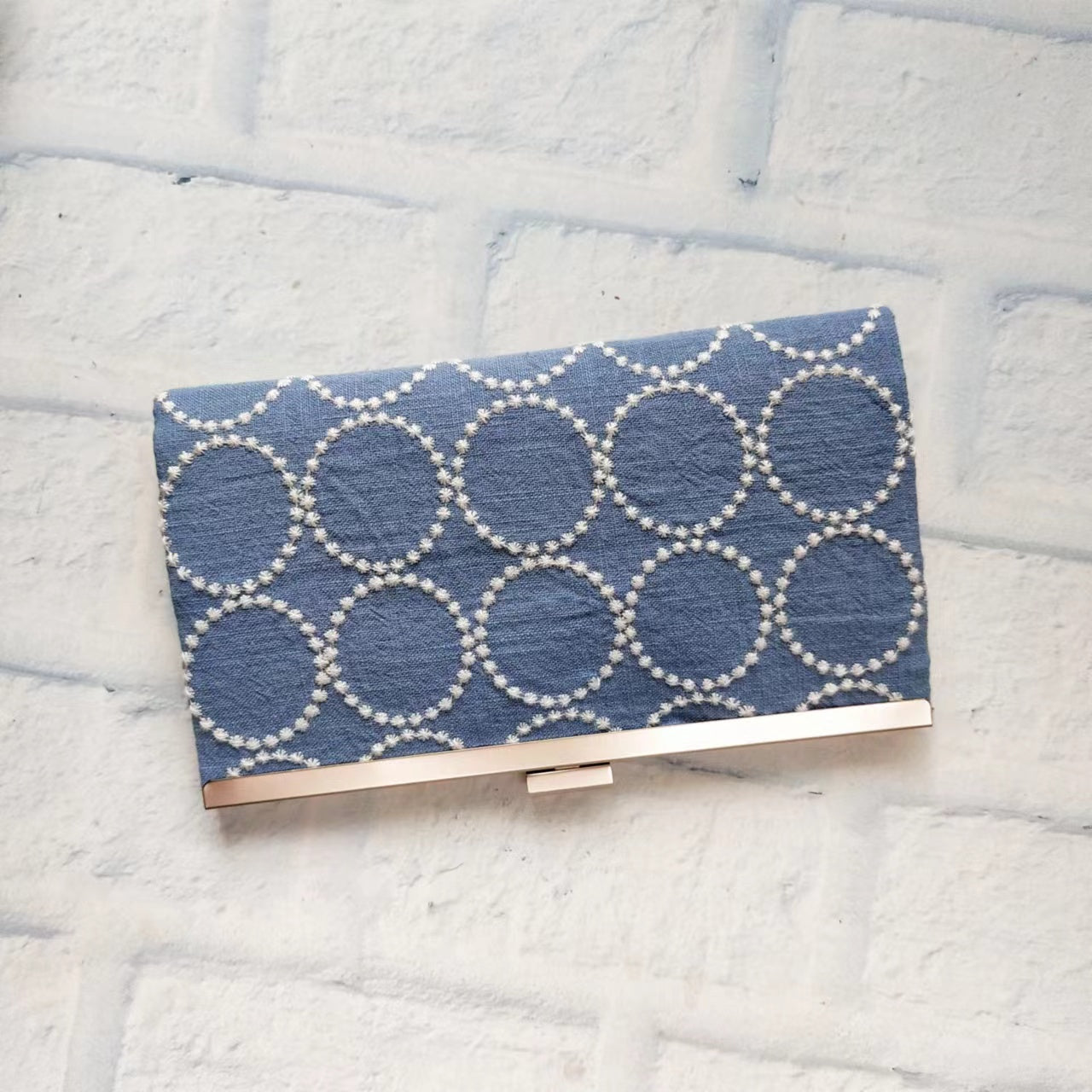 Classic Clutch Wallet - Circles