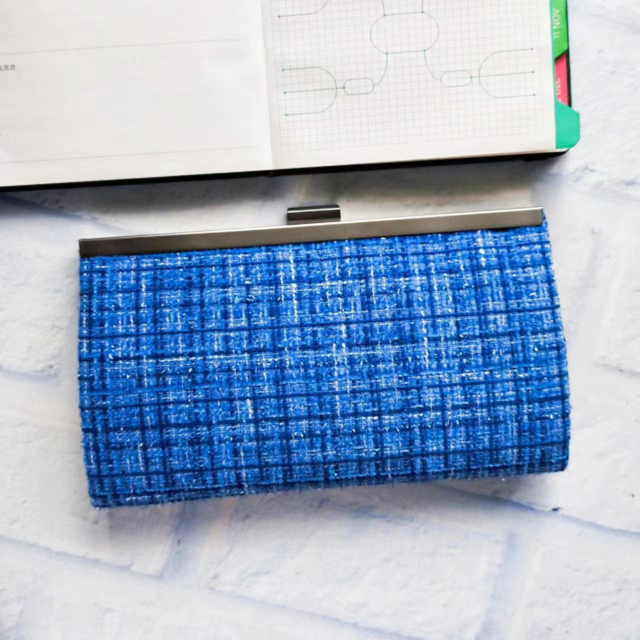 Classic Clutch Wallet - Tweed