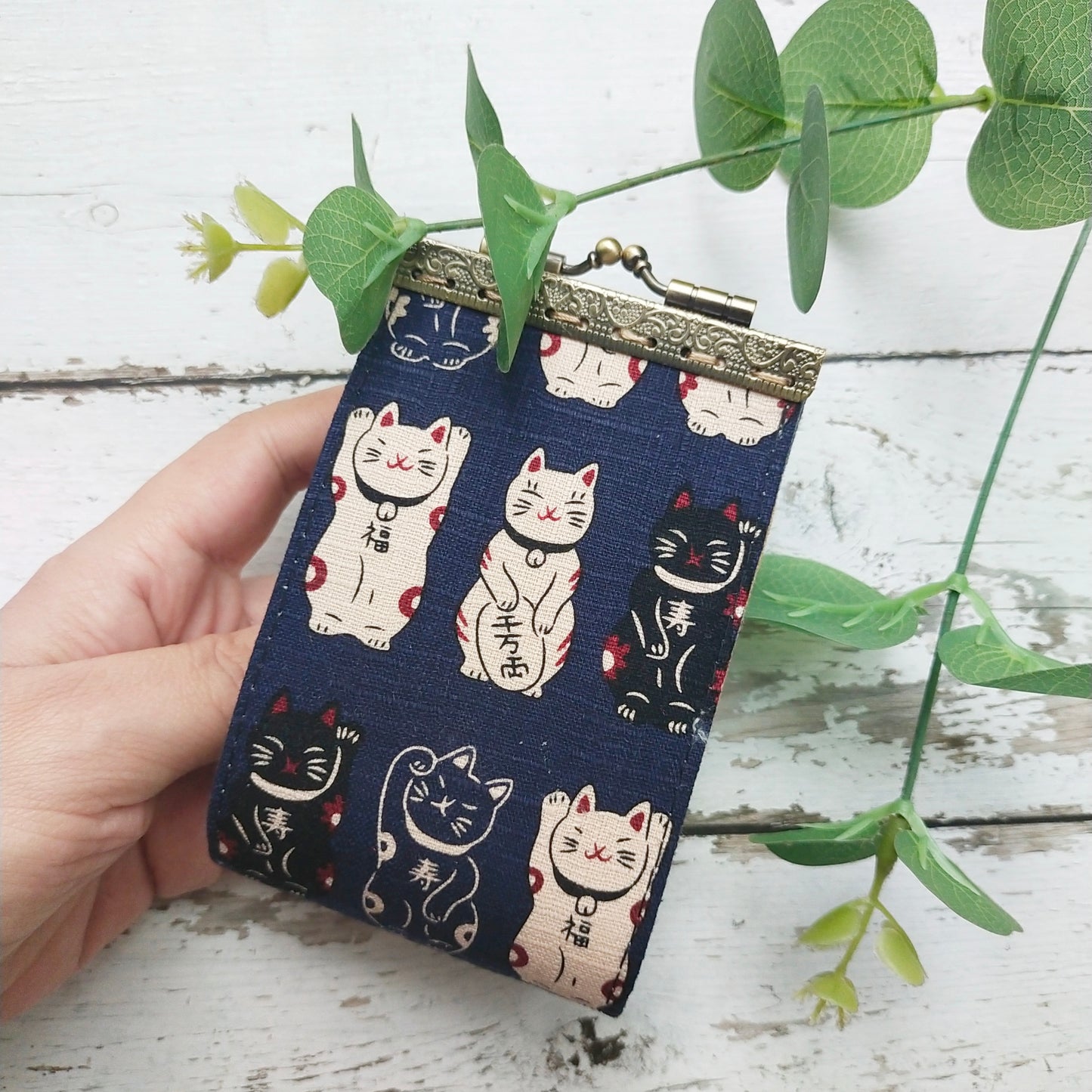 Card Holder - Japanese Lucky Cats