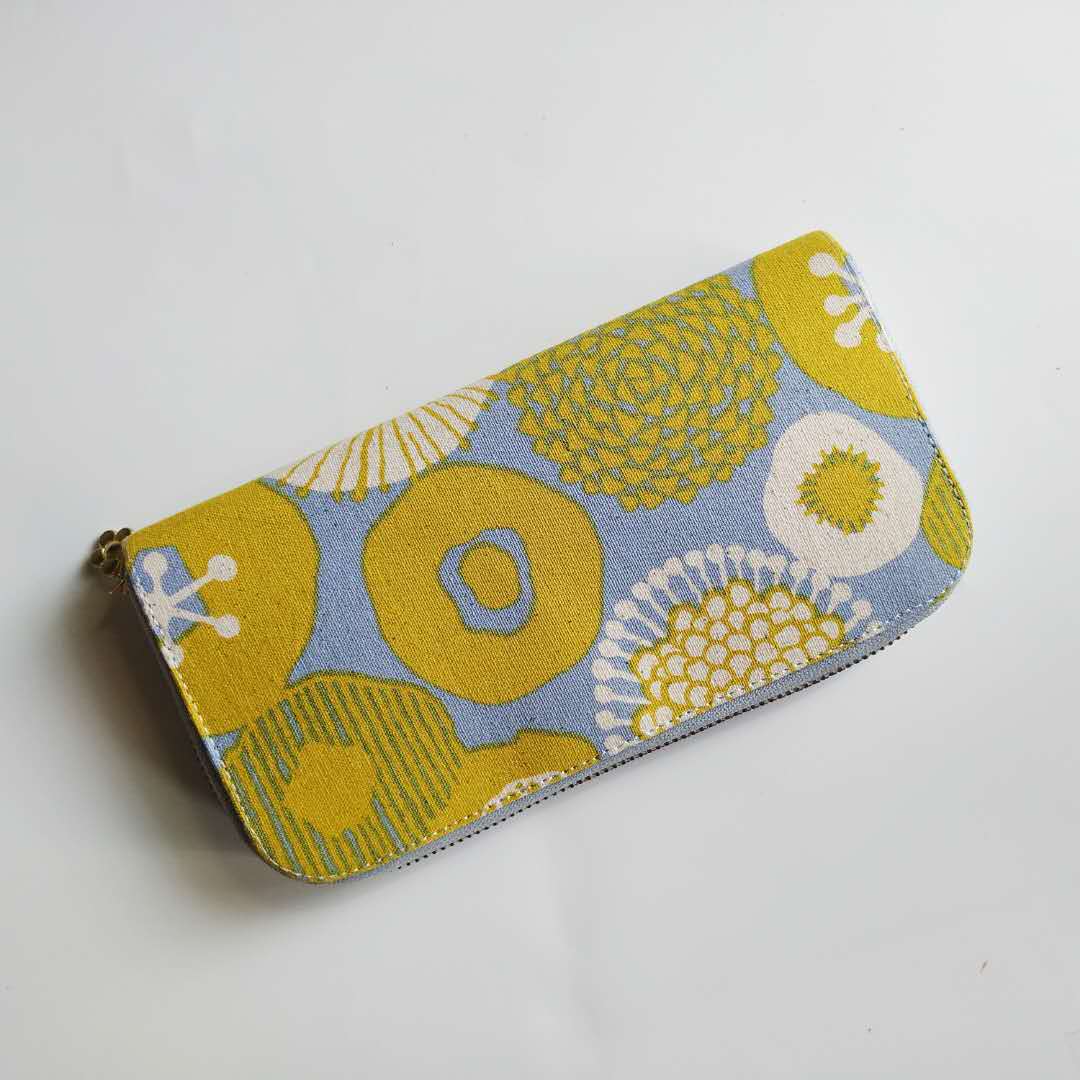 Long Zipper Wallet - North Europe Floral