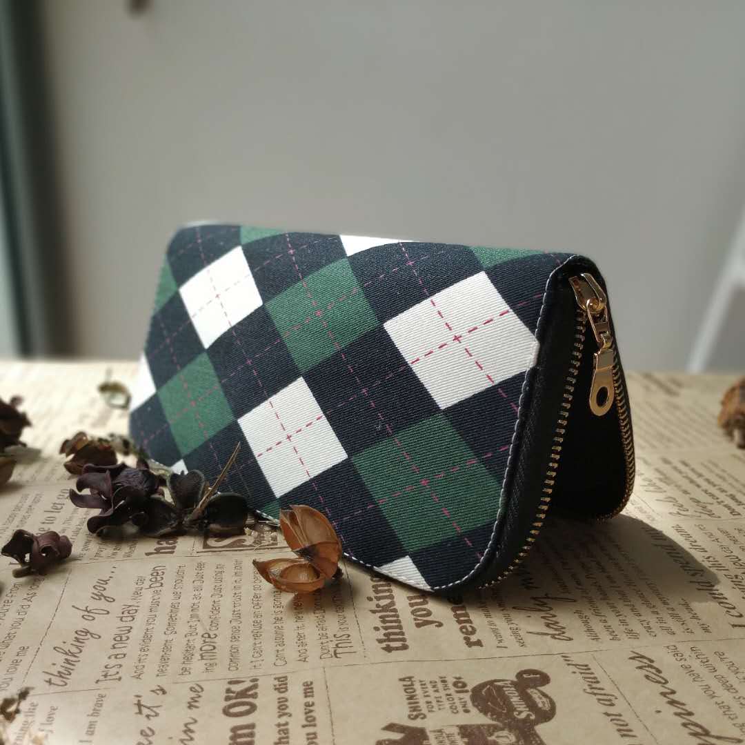 Long Zipper Wallet - British Plaid