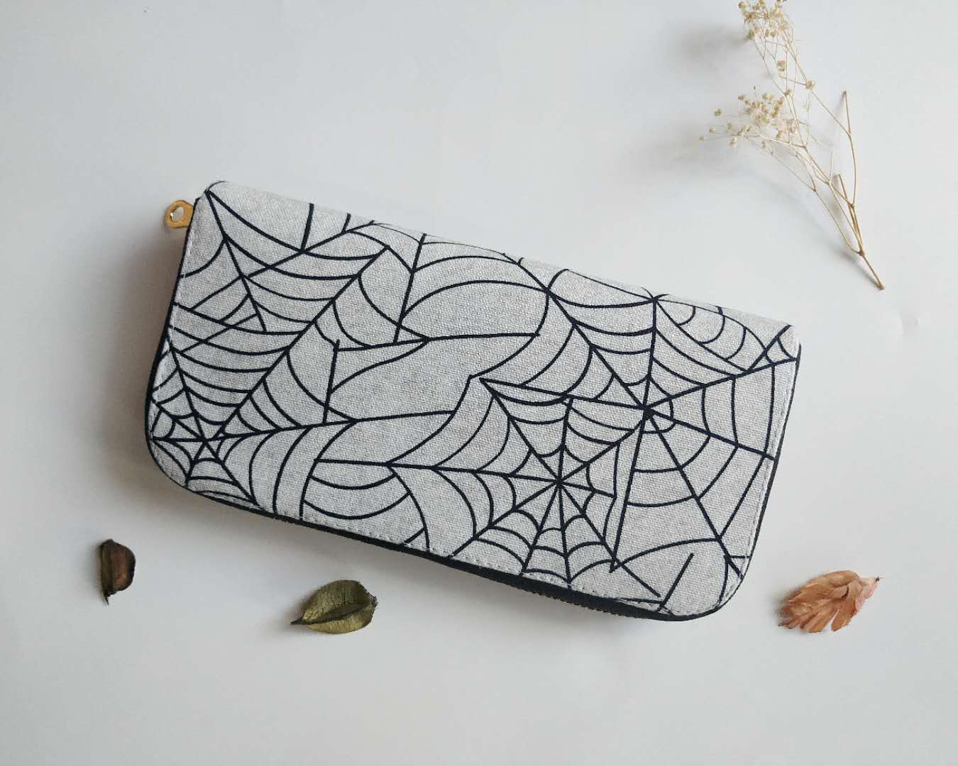 Long Zipper Wallet - Spider