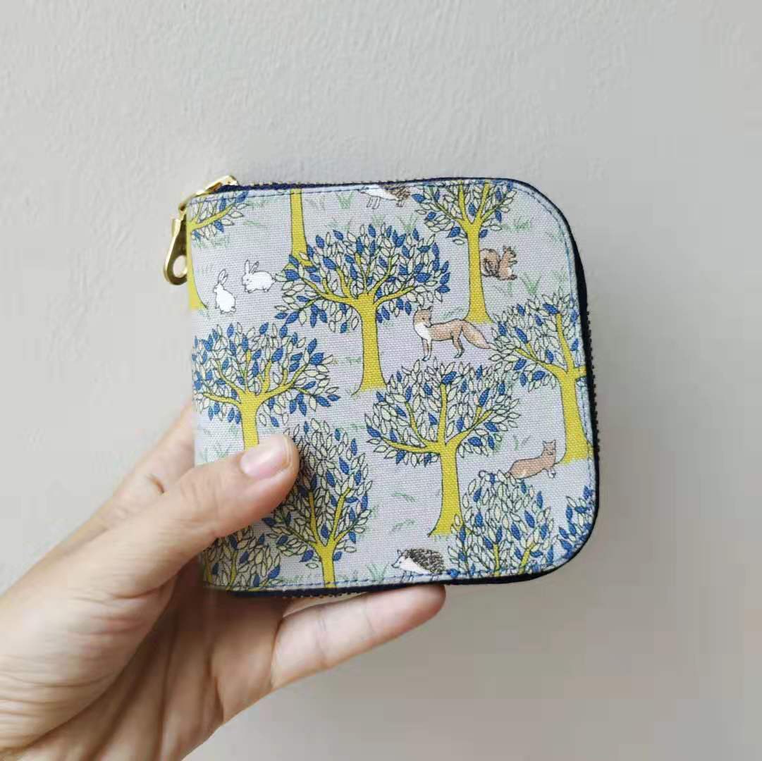 Short Zipper Wallet - Little Forest