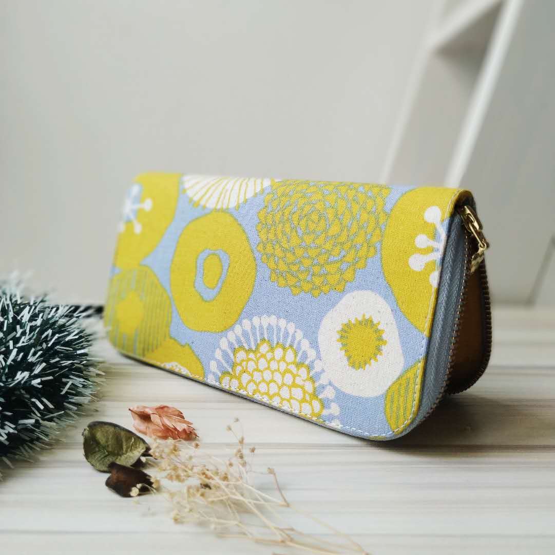 Long Zipper Wallet - North Europe Floral