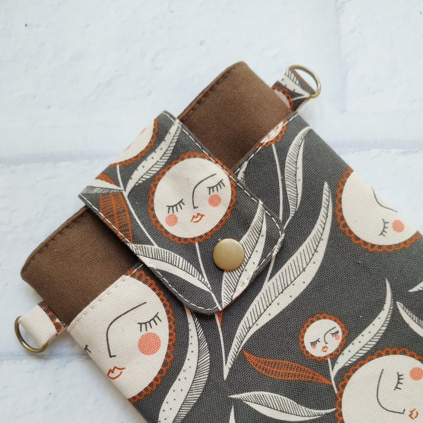 Phone Crossbody Bag - Sleepy Face