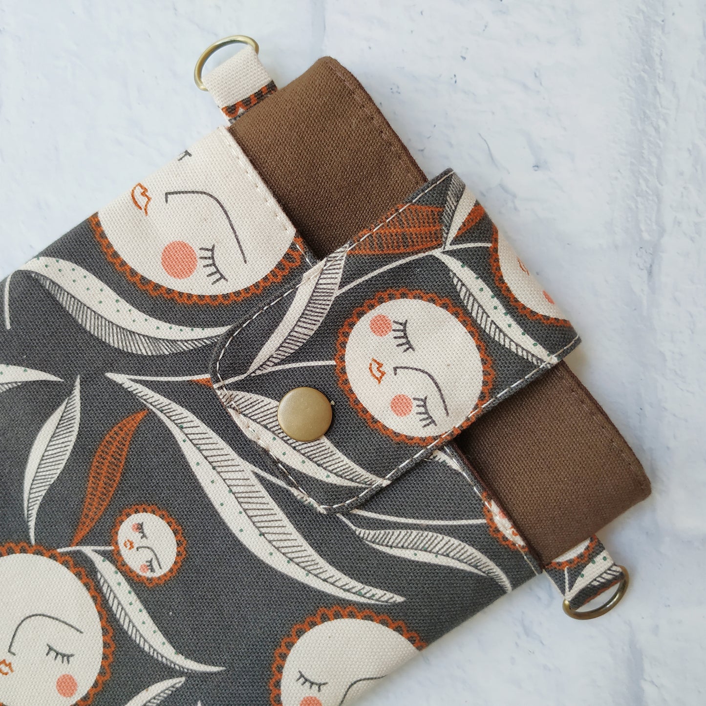 Phone Crossbody Bag - Sleepy Face