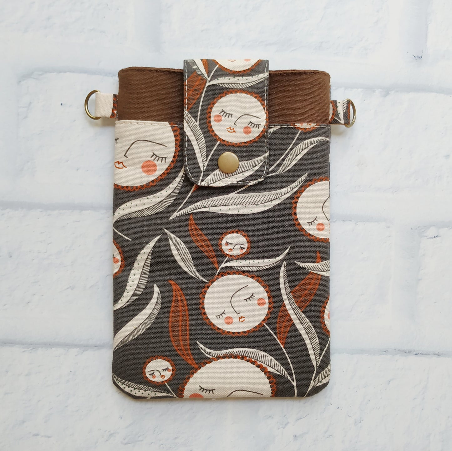 Phone Crossbody Bag - Sleepy Face