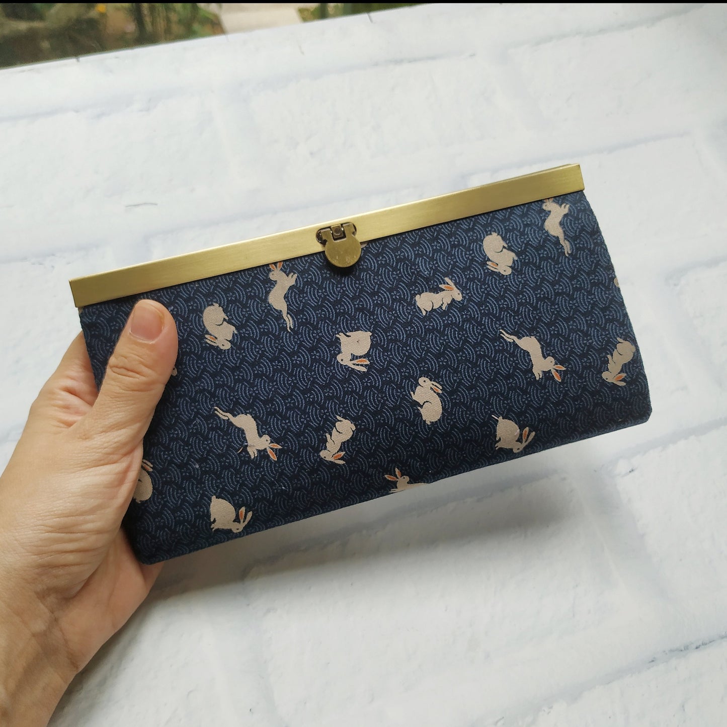 Clutch Wallet - Japanese Rabbits