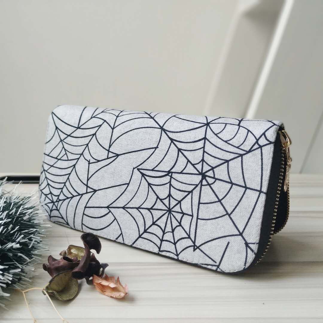 Long Zipper Wallet - Spider