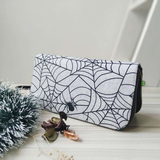 Long Zipper Wallet - Spider