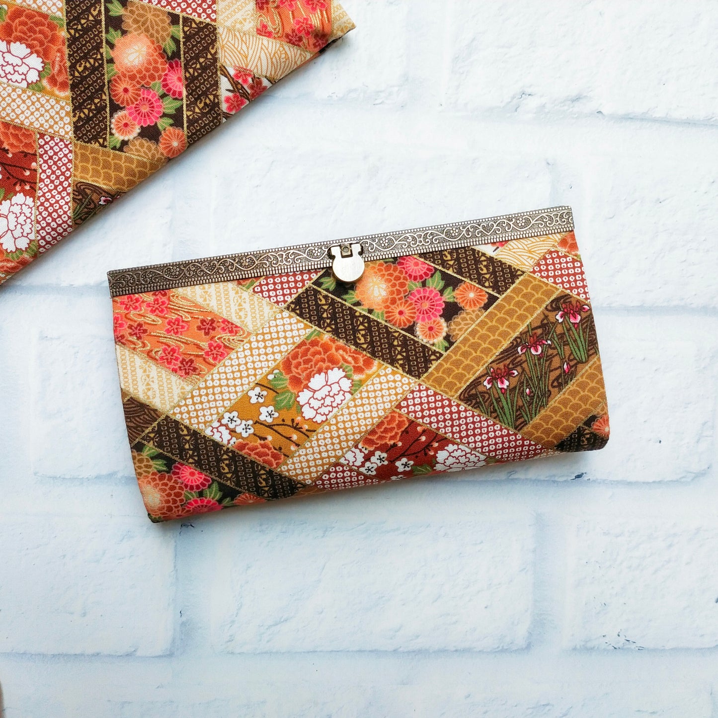 Clutch Wallet - Japanese Floral Vintage