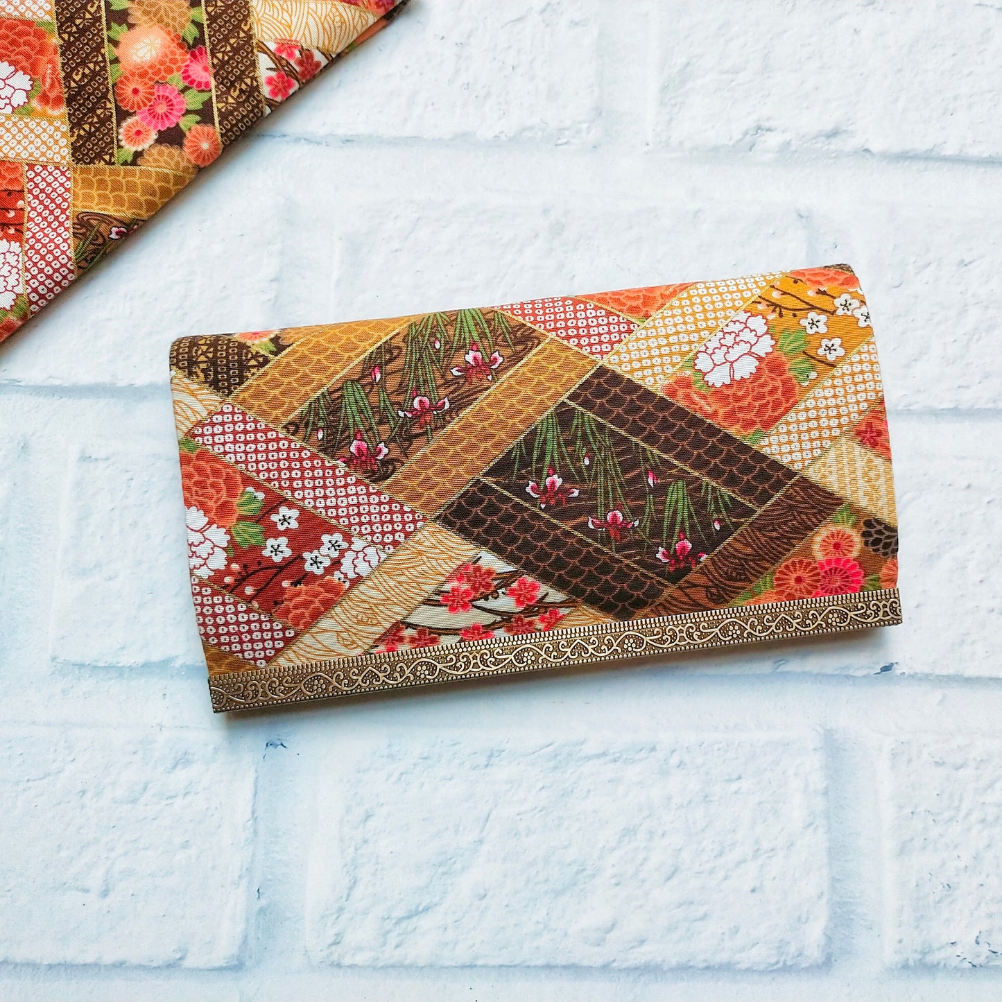 Clutch Wallet - Japanese Floral Vintage