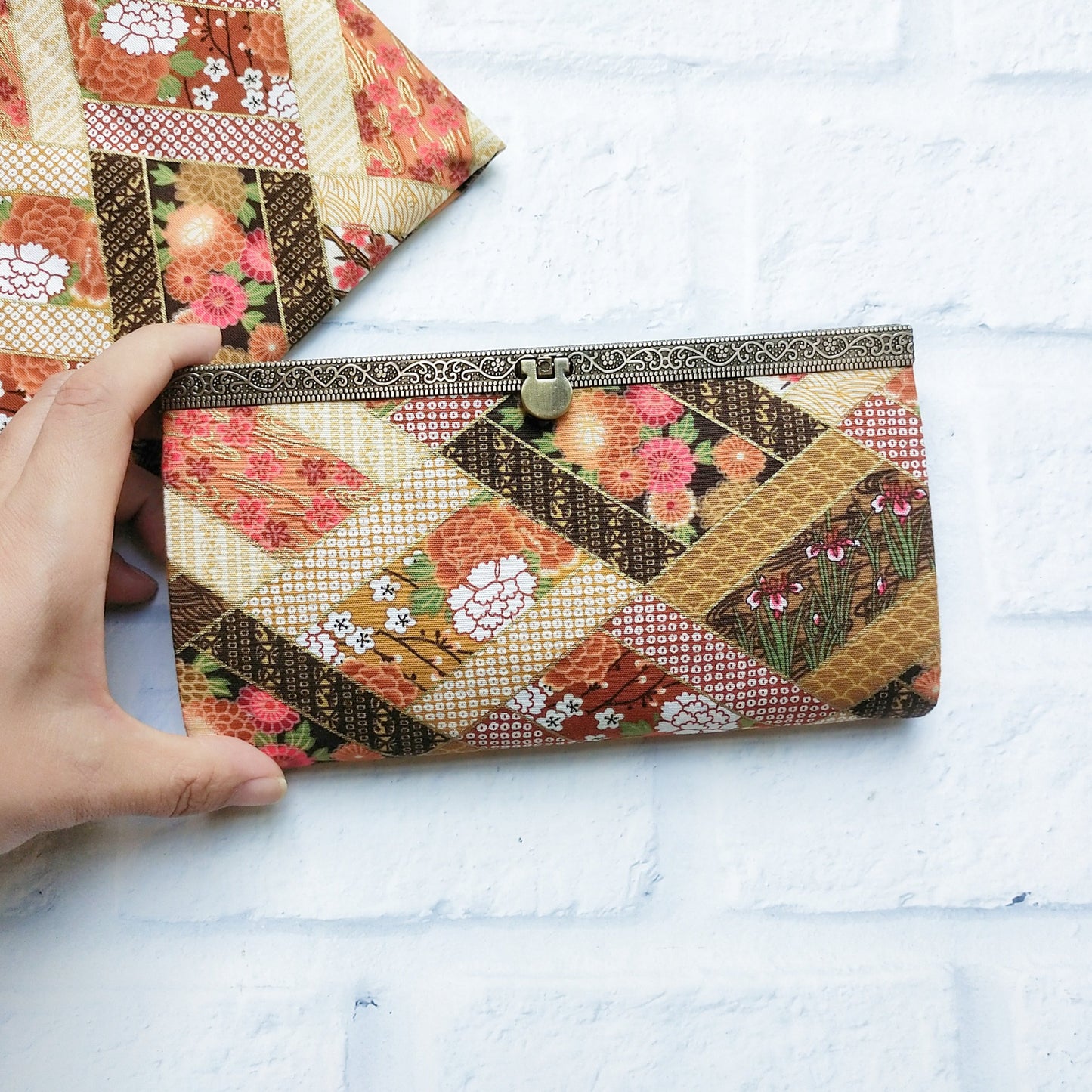 Clutch Wallet - Japanese Floral Vintage