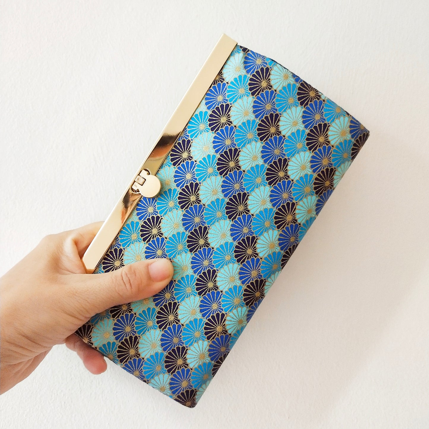 Clutch Wallet - Blue Kikkamon