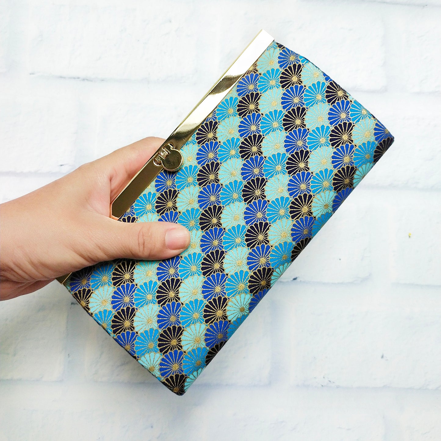 Clutch Wallet - Blue Kikkamon