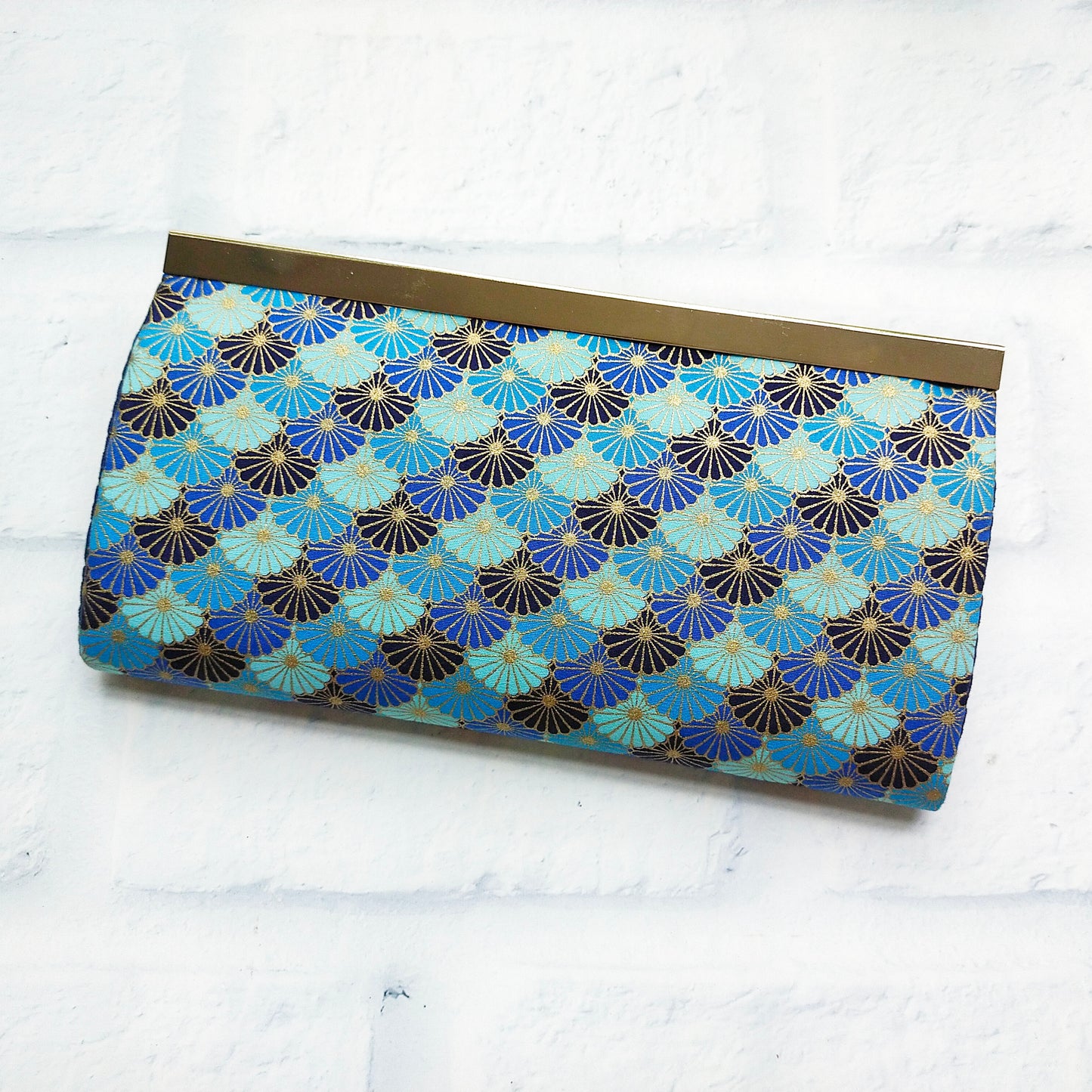 Clutch Wallet - Blue Kikkamon