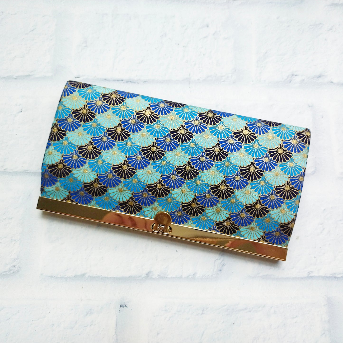 Clutch Wallet - Blue Kikkamon