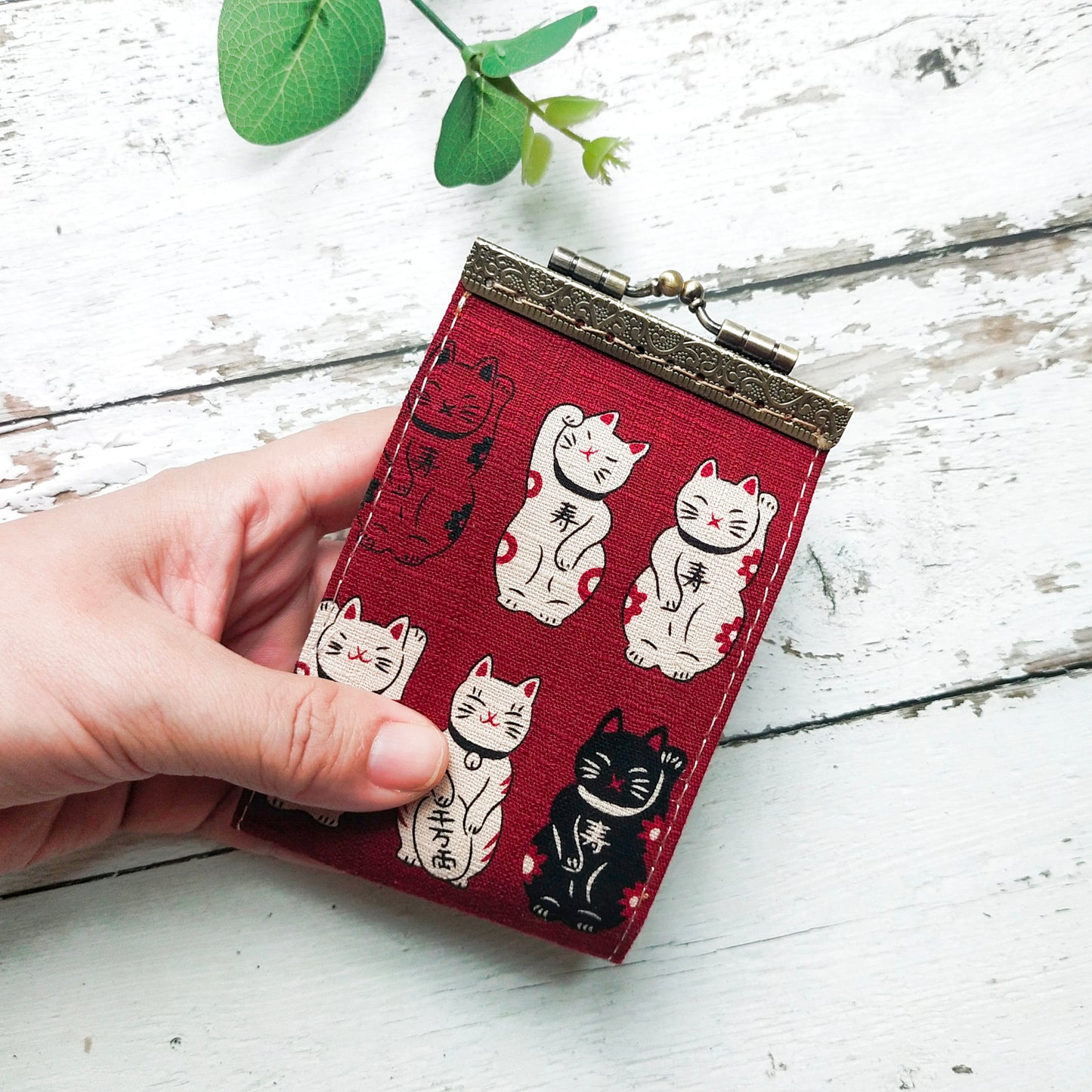 Card Holder - Japanese Lucky Cats