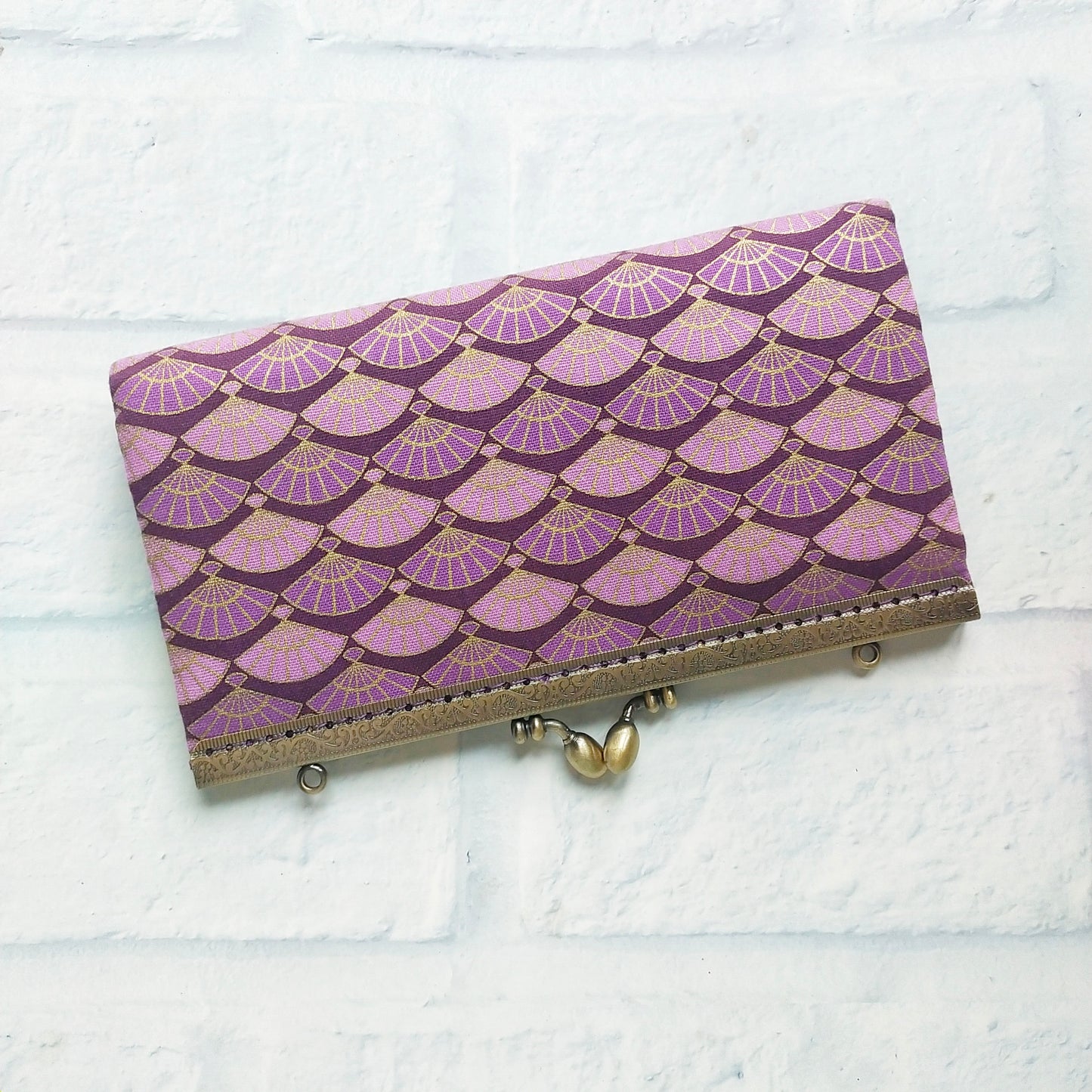 Crossbody Wallet Bag - Fans (Purple)